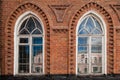 Old windows in house Royalty Free Stock Photo