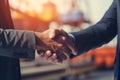 A Close Up Of Two People Shaking Hands Royalty Free Stock Photo