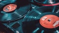 Close Up of Two Turntables on a Table