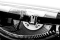 Close up of a typewriter Royalty Free Stock Photo