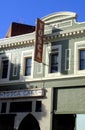 Close up of typical american building facade