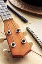 Closeup ukulele Royalty Free Stock Photo