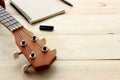 Closeup ukulele Royalty Free Stock Photo