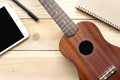 Closeup ukulele Royalty Free Stock Photo