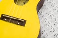 Close up ukulele Royalty Free Stock Photo