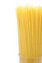 Close up of uncooked spaghetti Royalty Free Stock Photo