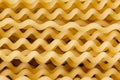 Close up of uncooked spiral fusili Italian pasta Royalty Free Stock Photo