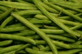 Close-up of uncut string beans Royalty Free Stock Photo