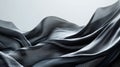 Elegant Black Silk Texture