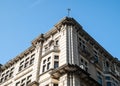 Close-up of a uniquely designed century old historical building in Wuhan. Royalty Free Stock Photo