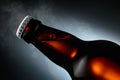 Glass of tasty beer with foam, closeup Royalty Free Stock Photo