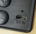 Close up of usb connection