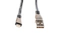 Close up of USB connectors for data or charging cable. Royalty Free Stock Photo