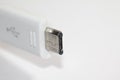 Close-up usb type c for mobile phone Royalty Free Stock Photo