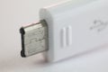 Close-up usb type c for mobile phone Royalty Free Stock Photo