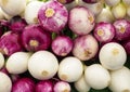 Close up of Various Onion Bulbs