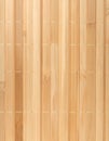 Close Up of Vertical Bamboo Panel with Subtle Texture and Light Brown Hue Royalty Free Stock Photo