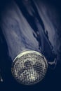 Headlight of a vintage classic car Royalty Free Stock Photo