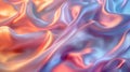 A close up of a very colorful fabric that is flowing, AI