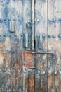 Very old timeworn wooden door Royalty Free Stock Photo