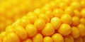 Close up, vibrant yellow corn kernels texture , design, backdrop Royalty Free Stock Photo
