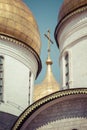 Close up view of Annunciation Cathedral cupola Royalty Free Stock Photo