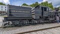 Close Up View of a Antique Shay Steam Locomotive's Running Gears Royalty Free Stock Photo