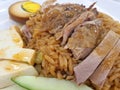 Asian Food Braised duck rice Royalty Free Stock Photo