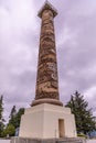 Close up view on Astoria Column Royalty Free Stock Photo