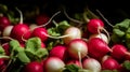 Berries overhead closeup colorful large assorted mix of strawbwerry, blueberry, raspberry, blackberry, red curant on dark