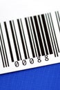 Close up view of the bar code Royalty Free Stock Photo