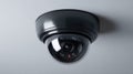 Modern Dome Security Camera Mounted on Ceiling for Surveillance and Safety, Night Vision Royalty Free Stock Photo