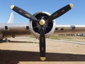 Close up view of Boeing B-17G Flying Fortress Royalty Free Stock Photo