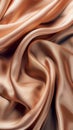 Close Up View of Brown Fabric. Generative AI