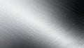 Shiny Brushed Metal Texture with Fine Linear Grain and Soft Light Reflection Royalty Free Stock Photo