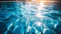 Close-Up of Water in a Swimming Pool Royalty Free Stock Photo