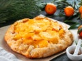 Caraway and orange tart