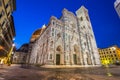 Close up view of Cathedral of Santa Maria del Fiore (Duomo) in F Royalty Free Stock Photo