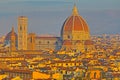 Close up view of Cathedral Santa Maria del Fiore,Florence, Royalty Free Stock Photo