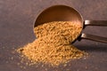 Ground Cayenne Pepper Spilled from a Teaspoon Royalty Free Stock Photo