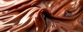 Close Up View of Chocolate Swirl