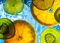 Close up view of citrus fruits