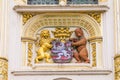 Close up view of the coat of arms of the city of Bruges, Belgium Royalty Free Stock Photo