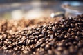 Coffee beans background texture Royalty Free Stock Photo