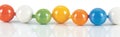 Close up View of Colorful Molecular Models Representing Covalent Bonds and Shared Electrons