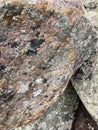 Close-up view of colorful rocks at Wisconsin state park