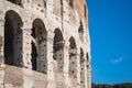 Close up view of Colosseum, Rome, Italy Royalty Free Stock Photo