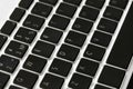 Close up view of a computer keyboard keys Royalty Free Stock Photo