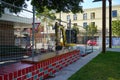 A close up view of construction in Perth, Western Australia Royalty Free Stock Photo