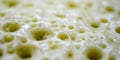 Close-up view of crepes dough, pancakes during the cooking process Royalty Free Stock Photo